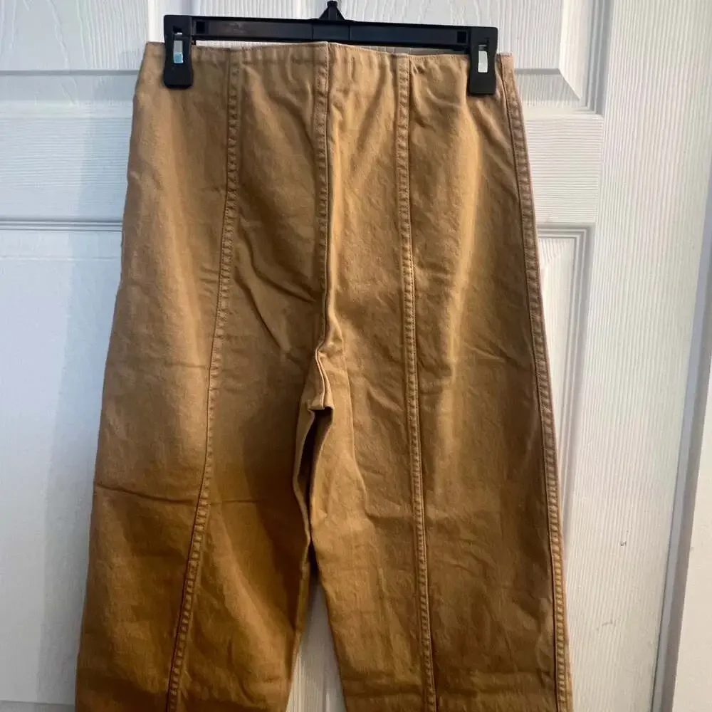 Madewell Slim Emmett Wide-Leg Pants: Seamed Edition Waist 26 Barrel Leg EUC - Picture 7 of 7